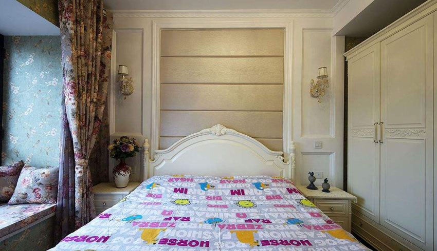 7款卧室床头背景墙装修效果图，不同装修风格床头装饰